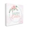 Stupell Industries Happy Easter Floral Border Canvas Wall Art